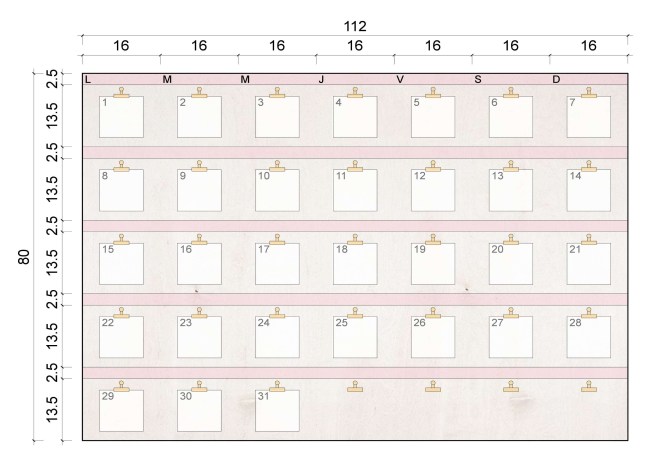 Calendrier YMYO plan